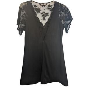 Zara Trafaluc Lace Cut Out  Fitted Dress Size XS